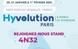 Hydrogen industry: we will be exhibiting at the HYVOLUTION show in Paris