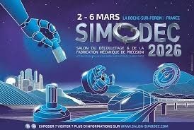 Salon SIMODEC :  Exposition d'une machine QUARTZ avec palettiseur GEODE